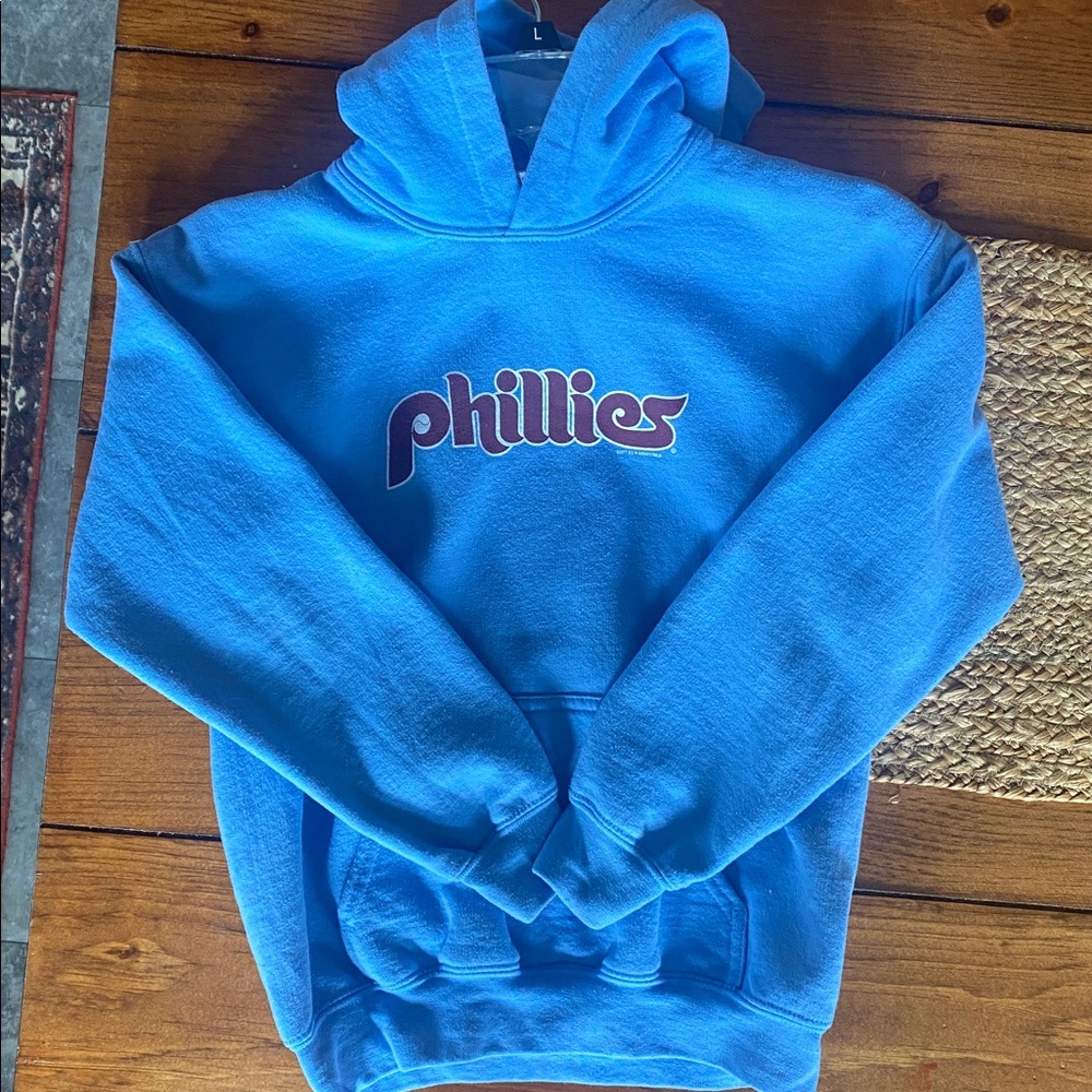 Gildan kids powder blue Phillies sweatshirt